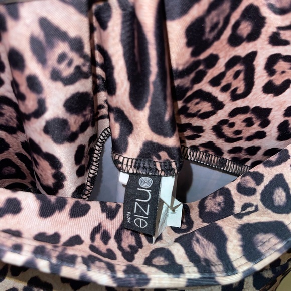 Onzie High Waist athletic workout Leggings XS Leopard print - Picture 4 of 6